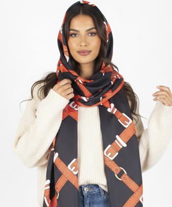 شال ابريشم زنانه نوولاشال مدل 33163