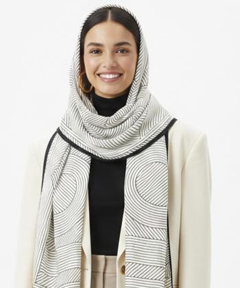 شال ابريشم زنانه نوولاشال مدل 33169