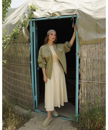 مانتو کژوال کوتاه زنانه فلای فشن مدل 1101002051