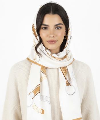 شال ابريشم زنانه نوولاشال مدل 33171