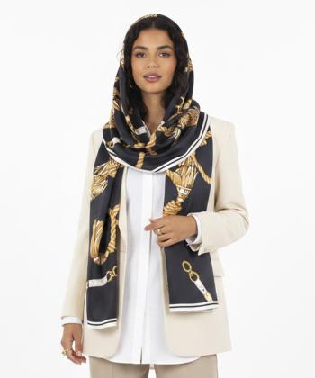 شال ابريشم زنانه نوولاشال مدل 33173