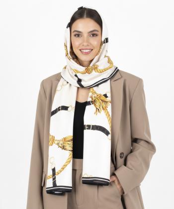 شال ابريشم زنانه نوولاشال مدل 33174