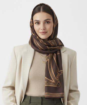 شال ابريشم زنانه نوولاشال مدل 33176