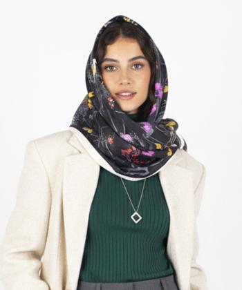 شال ابريشم زنانه نوولاشال مدل 33179
