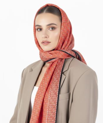 شال ابريشم زنانه نوولاشال مدل 33186