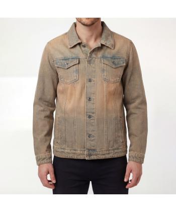 جكت جين مردانه پارتيشات مدل 5103113045