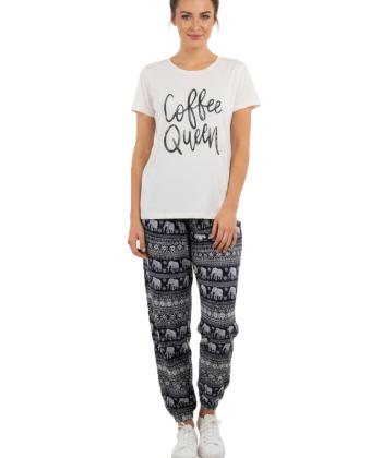 ست تيشرت و شلوار زنانه پاتر مدل 925