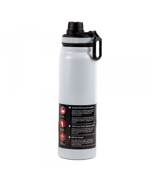 قمقمه فلزي استيل دو جداره ظرفيت 1000ml نسل آهن مدل 1055