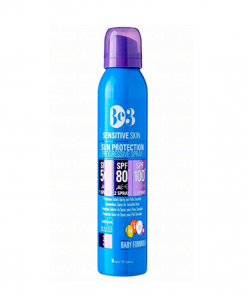 اسپری ضد آفتاب تصاعدی بی تری Be3 مدل Sensitive Skin حجم 90 میلی لیتر