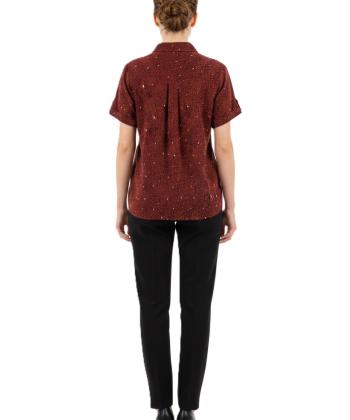 پيراهن آستين كوتاه زنانه ال سي وايكيكي مدل S688348Z8