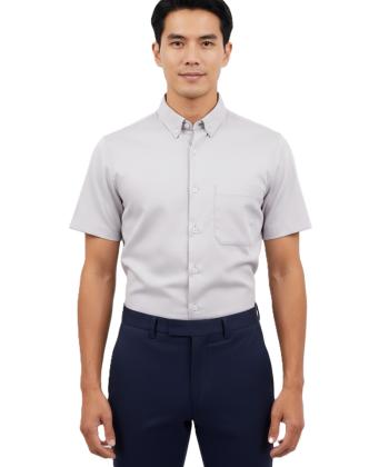 پيراهن آستين كوتاه مردانه ال سي وايكيكي مدل S553245Z8