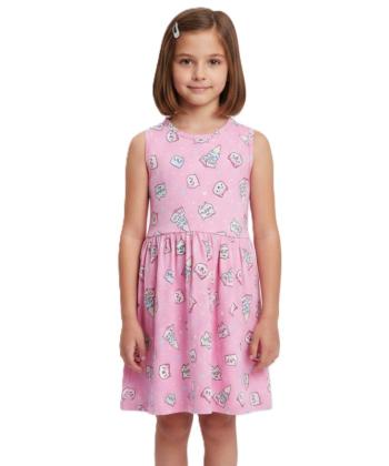 پيراهن دخترانه ال سي وايكيكي مدل S686387Z4