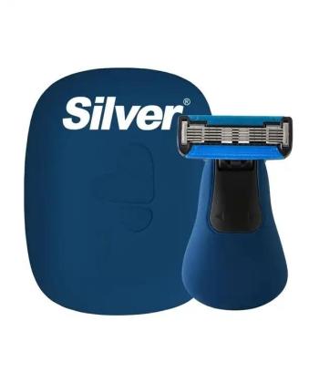 خودتراش سیلور مدل Blaze5 GO دسته با 3 تیغ یدک و هاردباکس