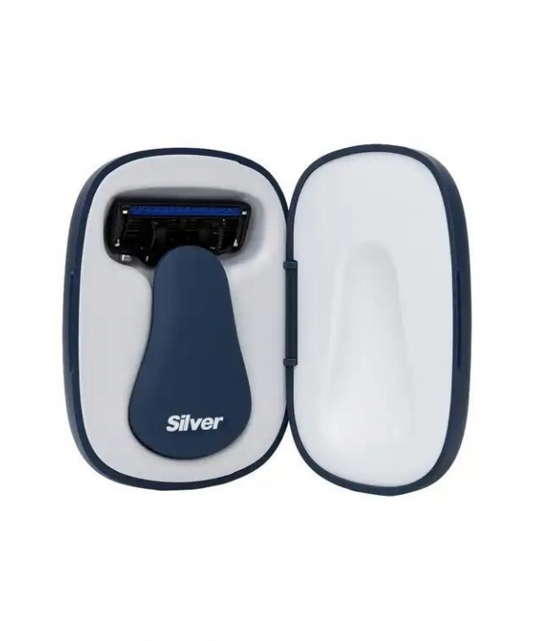 خودتراش سیلور مدل Blaze5 GO دسته با 3 تیغ یدک و هاردباکس