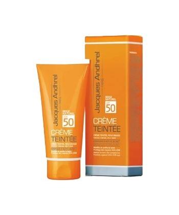 کرم ضد آفتاب+spf50 ژاک آندرل Jacques Andhrel مناسب پوست های چرب و مستعد آکنه 50 میلی لیتر