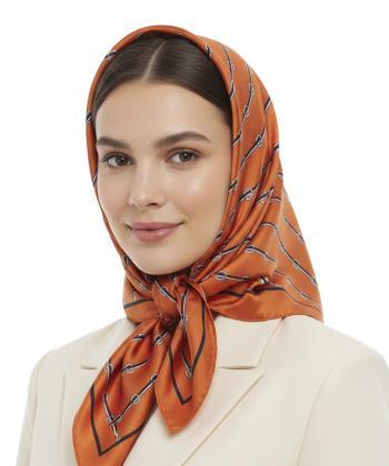 روسري ابريشم زنانه نوولاشال مدل 44170