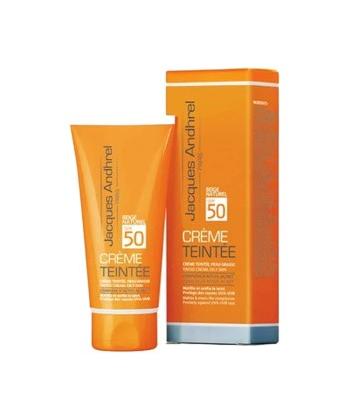 کرم ضد آفتاب+spf50 ژاک آندرل Jacques Andhrel مناسب پوست های چرب و مستعد آکنه 50 میلی لیتر