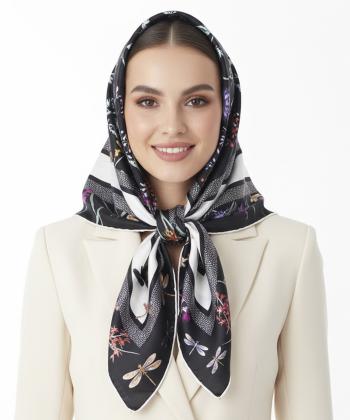 روسري ابريشم زنانه نوولاشال مدل 44178
