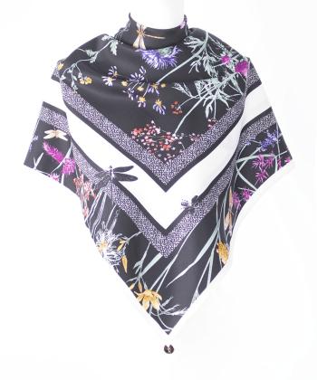 روسري ابريشم زنانه نوولاشال مدل 44178