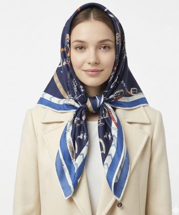 روسري ابريشم زنانه نوولاشال مدل 44180