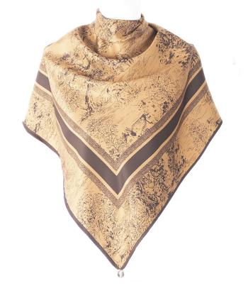 روسري ابريشم زنانه نوولاشال مدل 44182