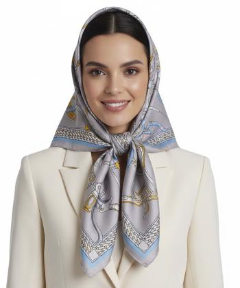 روسري ابريشم زنانه نوولاشال مدل 44185
