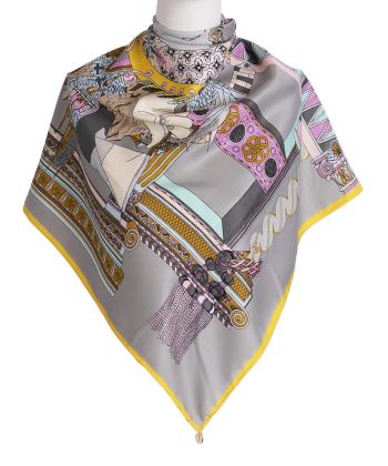 روسري ابريشم زنانه نوولاشال مدل 44186