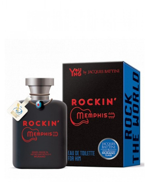 ادوتویلت مردانه جکز باتینی Jacques Battini مدل Rockin Memphis حجم 50 میلی‌لیتر
