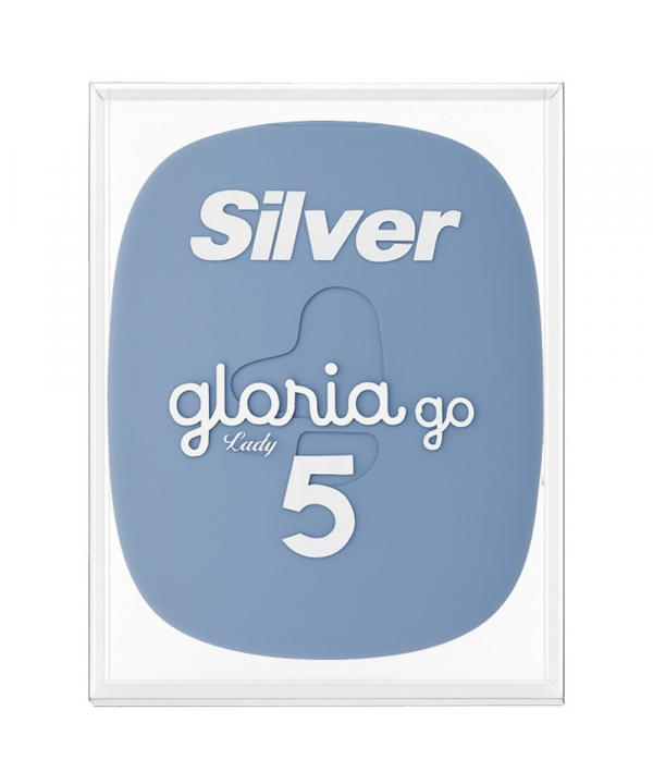 خودتراش زنانه سیلور مدل Gloria5 GO دسته با 3 تیغ یدک و هاردکیس