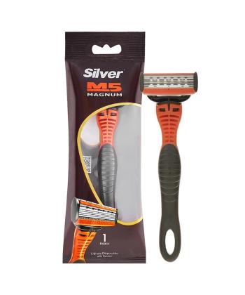 خودتراش مردانه سیلور Silver مدل Magnum5 بسته یک عددی