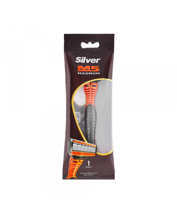 خودتراش مردانه سیلور Silver مدل Magnum5 بسته یک عددی
