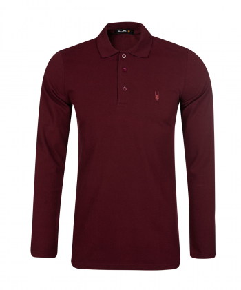 پولوشرت آستین بلند مردانه مل اند موژ Mel & Moj کد M01250