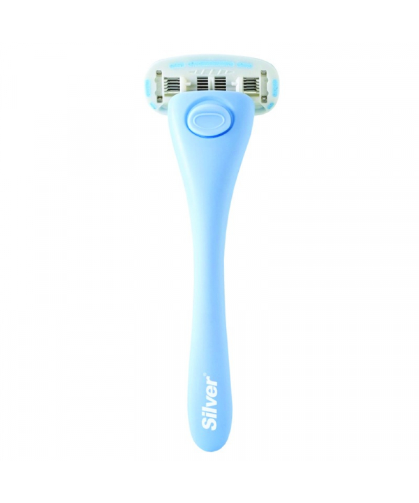 خودتراش زنانه سیلور مدل Gloria5 System دسته با 2 تیغ یدک و هوک نگهدارنده