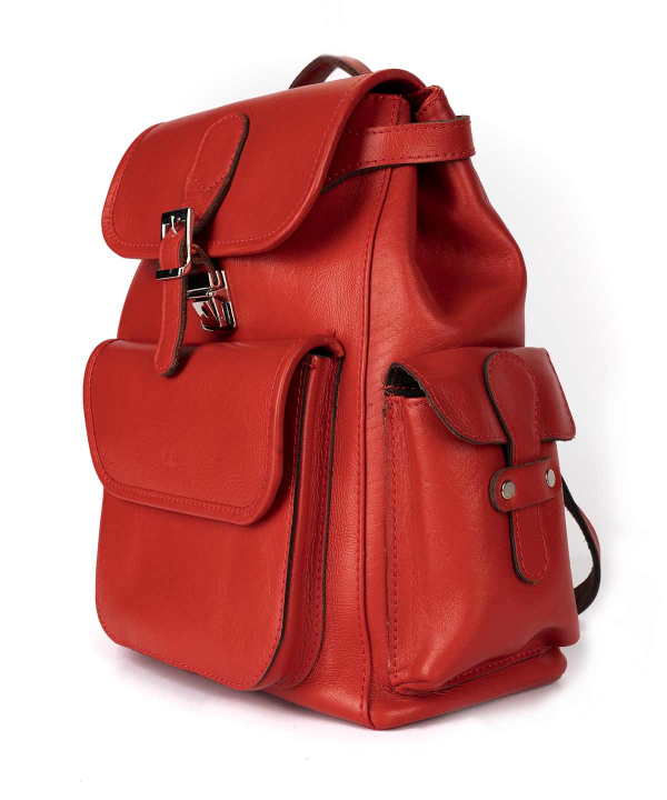 کوله پشتی چرم زنانه شهر چرم Leather City مدل SR980