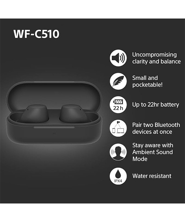 هدفون بلوتوثي سوني مدل WF-C510