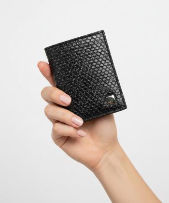 کیف پول جیبی زنانه چرم طبیعی منط مدل D161