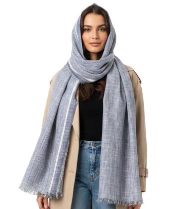 شال لينن زنانه نوولاشال مدل 55318