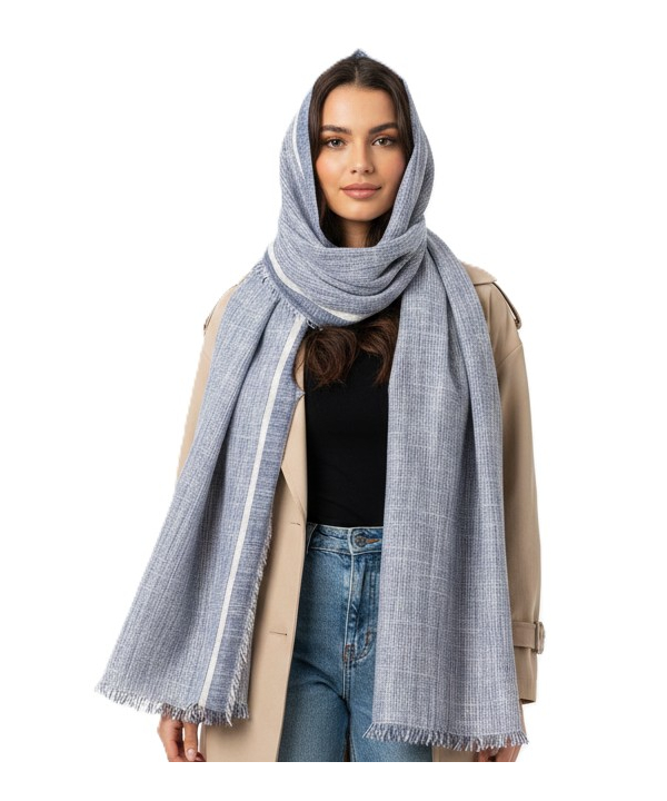 شال لينن زنانه نوولاشال مدل 55318