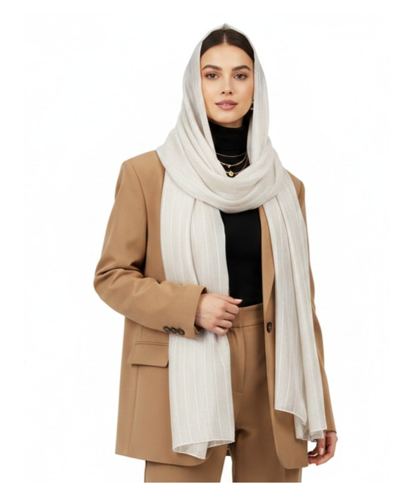 شال ابريشم زنانه نوولاشال مدل 55316