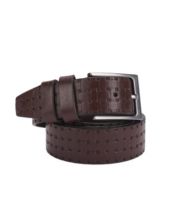 كمربند مردانه چرم طبيعي صاد مدل PK7003