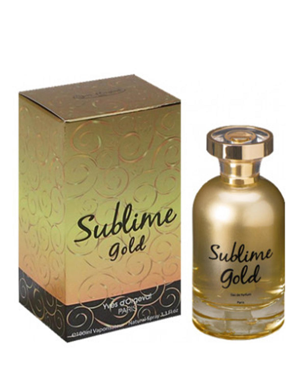 ادوپرفیوم زنانه ایودوژوال Yves dˊOrgeval مدل Sublime Gold حجم 100 میلی‌لیتر