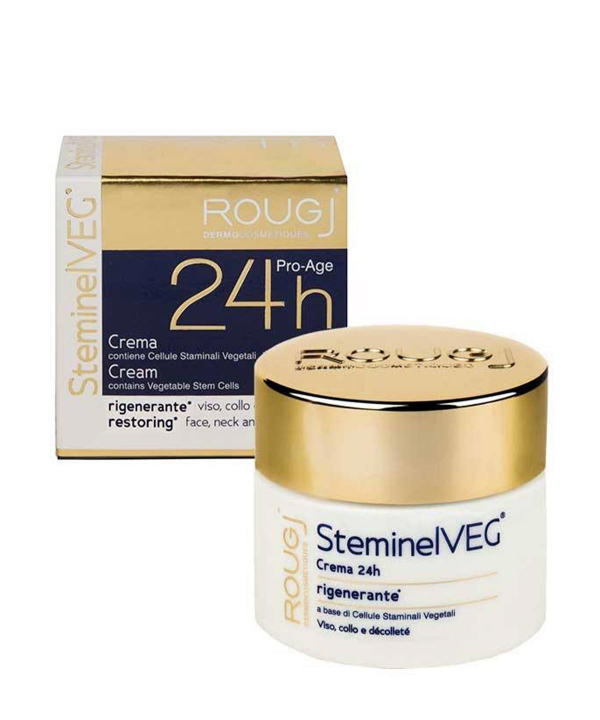 کرم بازسازی‌کننده و احیاکننده پوست روژی Rougj مدل Steminel VEG حجم 50 میلی‌لیتر
