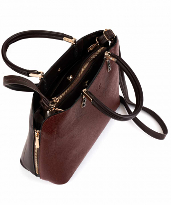 کیف چرم زنانه شهر چرم Leather City مدل 111590-2