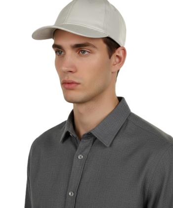 كلاه گپ چرم طبيعي بيسراك مدل HatLeather-102N