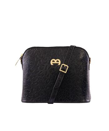 کیف کراس بادی زنانه چرم طبیعی منطMANTEکد f112