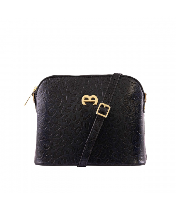 کیف کراس بادی زنانه چرم طبیعی منطMANTEکد f112