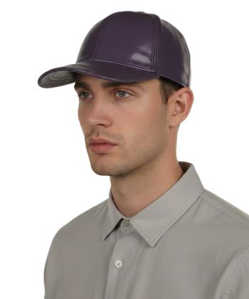 كلاه گپ چرم طبيعي بيسراك مدل HatLeather-102N