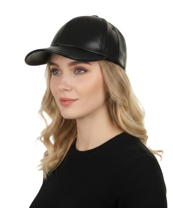 كلاه گپ چرم طبيعي بيسراك مدل HatLeather-102N