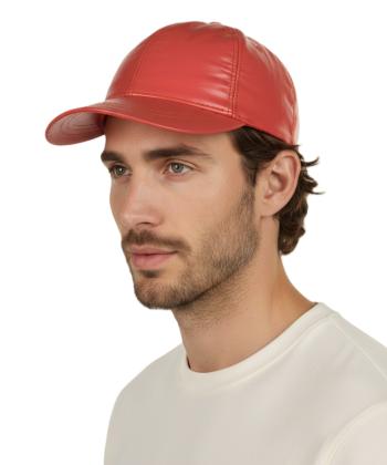 كلاه گپ چرم طبيعي بيسراك مدل HatLeather-102N