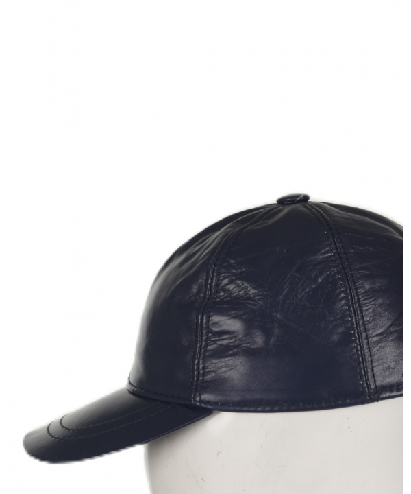 كلاه گپ چرم طبيعي بيسراك مدل HatLeather-102N